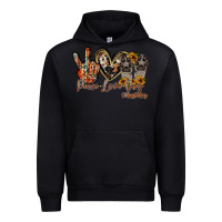 Black peace love dog mama Urban Hoodie - RacoonDesign