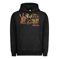Pigment Black peace love dog mama Urban Hoodie - RacoonDesign
