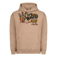 Pigment Burro peace love dog mama Urban Hoodie - RacoonDesign
