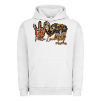 Pigment Lunar Rock peace love dog mama Urban Hoodie - RacoonDesign