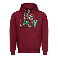 Burgundy Be Salty Matthew 5:13 Zipper Hoodie - FaDigitalArtStudio