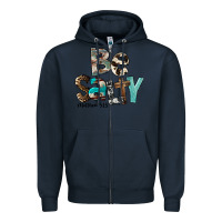 Navy Be Salty Matthew 5:13 Zipper Hoodie - FaDigitalArtStudio