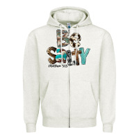 Oatmeal Heather Be Salty Matthew 5:13 Zipper Hoodie - FaDigitalArtStudio