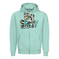 Seafoam Be Salty Matthew 5:13 Zipper Hoodie - FaDigitalArtStudio