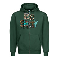 Sports Green Be Salty Matthew 5:13 Zipper Hoodie - FaDigitalArtStudio