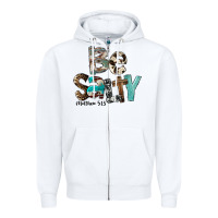 White Be Salty Matthew 5:13 Zipper Hoodie - FaDigitalArtStudio