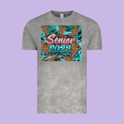Senior 2022 Tumbler Vintage Tee Designed By Barkaloodesign