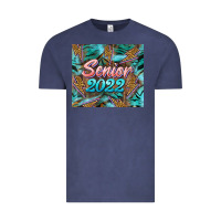 Vintage Denim senior 2022 tumbler Vintage Tee - BarkalooDesign