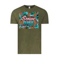 Vintage Olive senior 2022 tumbler Vintage Tee - BarkalooDesign