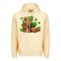Pina Colada st patrick's day cow family Premium Hoodie - RanaPortraitStore