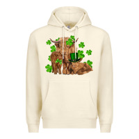 Sandshell st patrick's day cow family Premium Hoodie - RanaPortraitStore