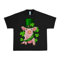 Black st. patrick's day lucky baby pig Urban Heavy Tee - RanaPortraitStore