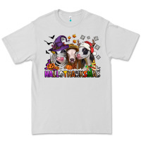Dove Grey Happy Hallothanksmas heifers Premium Tee - NancyCooperArtShop