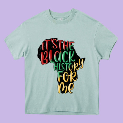Its The Black History For Me Heavy Core Tee Designed By Maliassmallbusiness