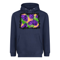 Navy halloween spooky bat background Heavyweight Hoodie - BundleAndBundleShop