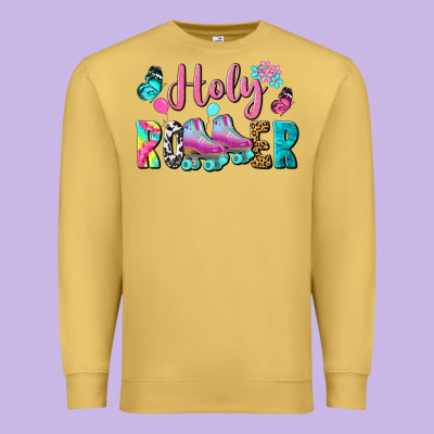 Holy Roller Premium Sweatshirt Designed By Bundleandbundleshop