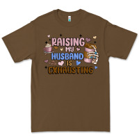 Cacao raising my husband is exhausting Premium Tee - MaliasSmallBusiness