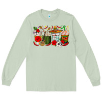 Matcha Hispanic Heritage Month Coffee Cups Long Sleeve Tee - texasbilliewilder