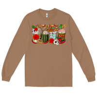 Toasted Coconut Hispanic Heritage Month Coffee Cups Long Sleeve Tee - texasbilliewilder