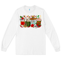 White Hispanic Heritage Month Coffee Cups Long Sleeve Tee - texasbilliewilder