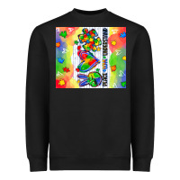 Black peace love understand Heavyweight Sweatshirt - CowGirlArtShop