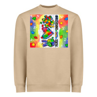 Mushroom peace love understand Heavyweight Sweatshirt - CowGirlArtShop