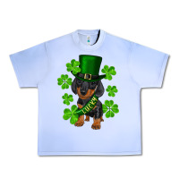 Grape Ice st. patrick's day lucky dachshund puppy Urban Heavy Tee - RanaPortraitStore