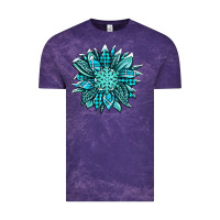 Cloud Purple winter sunflower Vintage Tee - Jasminsmagicworld