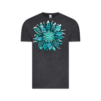 Vintage Black winter sunflower Vintage Tee - Jasminsmagicworld