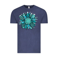 Vintage Denim winter sunflower Vintage Tee - Jasminsmagicworld