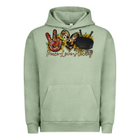 Pigment Oil Green peace love hockey Urban Hoodie - RacoonDesign
