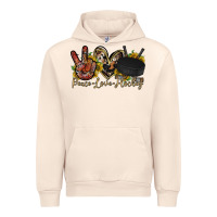 Sandshell peace love hockey Urban Hoodie - RacoonDesign