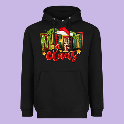 Christmas Mini Claus Heavyweight Hoodie Designed By Fadigitalartstudio