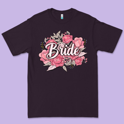 Bride Premium Tee Designed By Maliassmallbusiness
