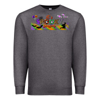Charcoal Heather it's spooky season libbey glass Premium Sweatshirt - BundleAndBundleShop