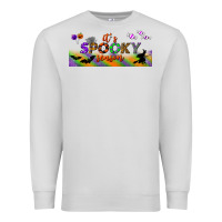 Dove Grey it's spooky season libbey glass Premium Sweatshirt - BundleAndBundleShop