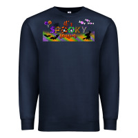 Navy it's spooky season libbey glass Premium Sweatshirt - BundleAndBundleShop