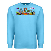 Ocean Blue it's spooky season libbey glass Premium Sweatshirt - BundleAndBundleShop