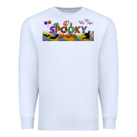 White it's spooky season libbey glass Premium Sweatshirt - BundleAndBundleShop