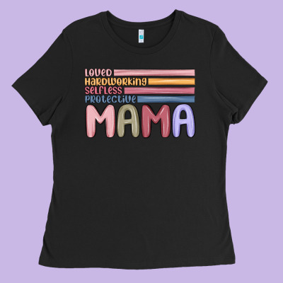 Mama Ladies Tee Designed By Maliassmallbusiness