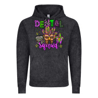 Vintage Black dental squad mardi gras teeth Vintage Hoodie - Jasminsmagicworld