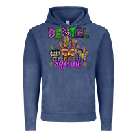 Vintage Denim dental squad mardi gras teeth Vintage Hoodie - Jasminsmagicworld