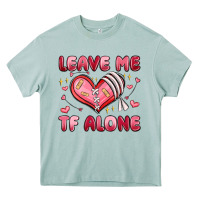 Arona leave me tf alone valentines day Heavy Core Tee - MaliasSmallBusiness