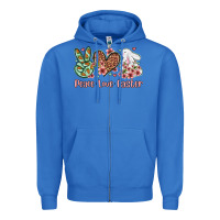 True Royal Easter Day Peace love Easter Zipper Hoodie - OliviaCreatesArt
