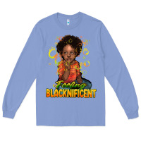 Colony Blue feeling blacknificent Long Sleeve Tee - NancyCooperArtShop