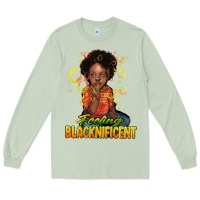 Matcha feeling blacknificent Long Sleeve Tee - NancyCooperArtShop
