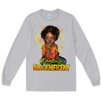 Moon Dust feeling blacknificent Long Sleeve Tee - NancyCooperArtShop