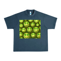 Midnight Navy st. patrick's day lucky face Urban Heavy Tee - RanaPortraitStore