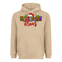 Mushroom Christmas Grandma Claus Heavyweight Hoodie - FaDigitalArtStudio