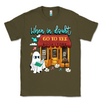 Army Green when in doubt go to the bookstore Classic Tee - Artiststas